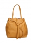 Preview: ITALIENISCHE DAMEN SCHULTERTASCHE SHOPPER AUS GENARBTE RINDLEDER SHG8956