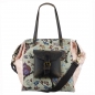 Preview: ITAL. LADY'S SHOULDER BAG SHOPPER IN CANVAS AND LEATHER WITH PAILLETTE SHCV3030