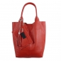 Preview: ITALIAN LADY'S SHOULDER BAG SHOPPER grained cowhide SHG255