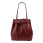 Preview: ITALIENISCHE DAMEN SCHULTERTASCHE SHOPPER AUS GENARBTE RINDLEDER SHG8956