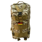 Preview: Camouflage Rucksack mit Klett-Abzeichen Deutschland Flagge SHR1777