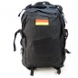 Preview: Camouflage Rucksack mit Klett-Abzeichen Deutschland Flagge SHR1778