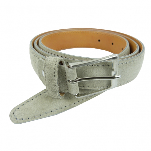 ITAL. UNISEX BELT SUEDE 3,50CM IN 10Stück Parking Lot SHG556