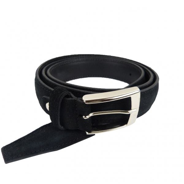 ITAL. UNISEX BELT SUEDE 3,50CM IN 10Stück Parking Lot SHG556