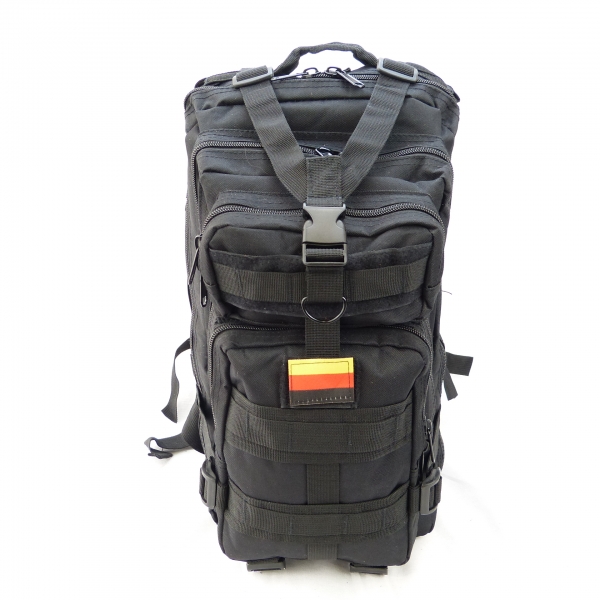 Camouflage Rucksack mit Klett-Abzeichen Deutschland Flagge SHR1777