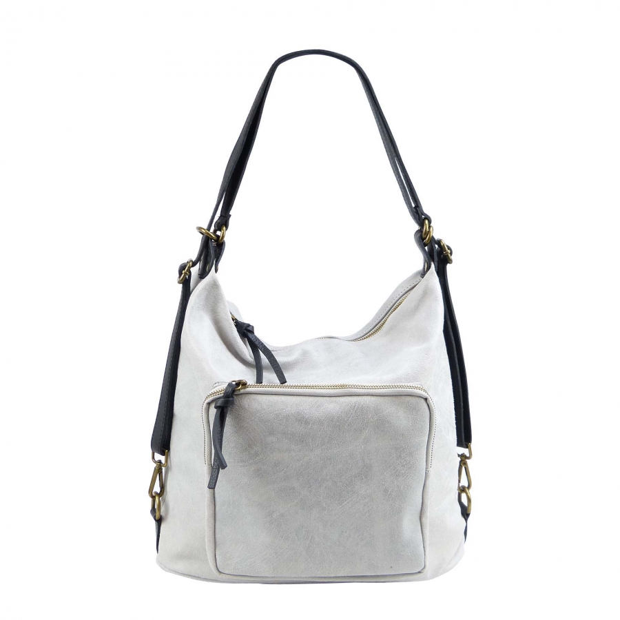 Damen Schultertasche Rucksack aus Rindleder SH3519