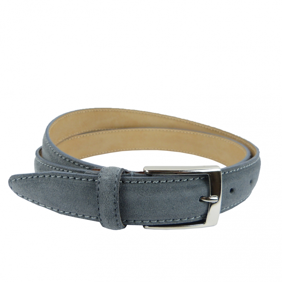 ITAL. UNISEX BELT SUEDE 3,50CM IN 10Stück Parking Lot SHG556