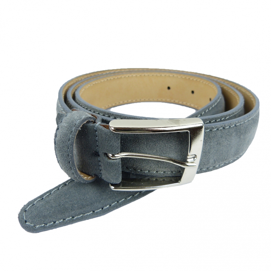 ITAL. UNISEX BELT SUEDE 3,50CM IN 10Stück Parking Lot SHG556