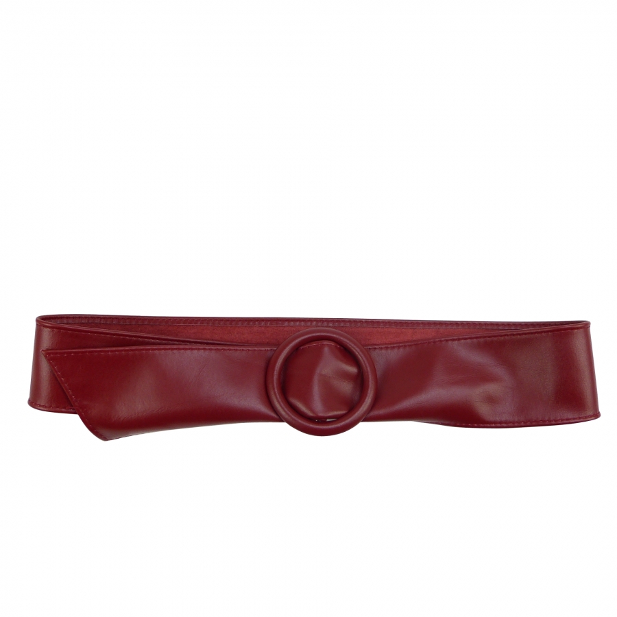 Ladies wrap belt made of cowhide nappa leather SHGG909