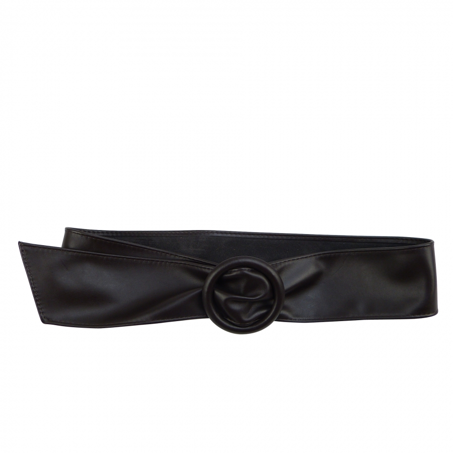 Ladies wrap belt made of cowhide nappa leather SHGG909